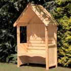 Shire Forget Me Not 5 x 3ft Pressure Treated Arbour