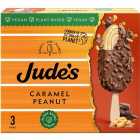 Jude's Caramel Peanut Plant Based Sticks 3 x 80ml