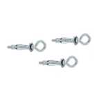 Molly Screw Plasterboard Hollow Eye Anchor Plugs Metal Cavity Wall Fixing - Pack of 1
