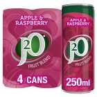 J2O Apple & Raspberry 4 Cans 4 x 250ml
