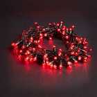Robert Dyas Mains Operated LED Berry Lights - Red