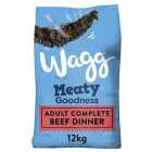 Wagg Meaty Goodness Dry Dog Food Beef 12kg