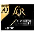 L'OR Ristretto Coffee Pods x40 Intensity 11 40 per pack