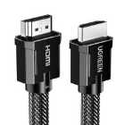 UGREEN Ultra High Speed HDMI M/M Round Cable Zinc Alloy Shell Braided - 3M Grey