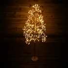 1.2m Champagne Gold Christmas Tree with 260 Warm LEDs