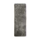 Soft Washable Rug Grey 067X180Cm