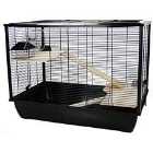 Little Friends The Langham Small Animal Cage - Black