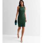 Gini London Green Lace Sleeveless Mini Dress