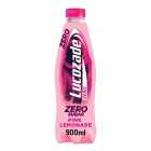 Lucozade Zero Sugar Drink Pink Lemonade 900ml