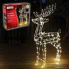Christmas Workshop 115cm 250 LED Light Up Reindeer - Warm White