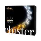 Twinkly Cluster 6m 400 Smart LED Cluster Lights - Amber/Warm White/Cool White