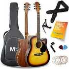 MX Cutaway Electro Acoustic Guitar Pack - Sunburst