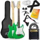3rd Avenue 3/4 Size Electric Guitar Pack - Green