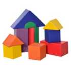 Jouet Kids 11 Piece Soft Foam Puzzle Play Blocks Set - Multi