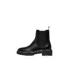 ONLY Black Leather-Look Chunky Cleated Chelsea Boots