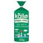 Kallo Veggie Cakes Sea Salt & Vinegar, 122g