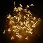 80 LED (2m) Outdoor Warm White Star Cluster Christmas Lights Microbrights Timer