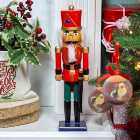 The Christmas Workshop 81550 35cm Tall Wooden Nutcracker Soldier