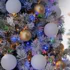 Festive Indoor & Outdoor 6ft Christmas Tree Lights 760 Multicoloured LEDs