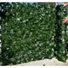 Best Artificial 3m x 1.5m (Three - 3m x 0.5m rolls) English Ivy Leaf Screening Hedging Roll - UV Protected