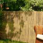 4m x 1.8m Bamboo Split Slat Fencing Screening Rolls for Garden Outdoor Privacy