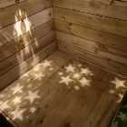 6 Piece Star Projector Light with Warm White Leds