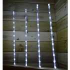 4 80cm Christmas Multi Action Digital Path Tube Lights - 48 Cool White LEDs