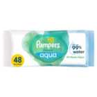Pampers Harmonie Aqua Baby Wipes Plastic Free 48 per pack