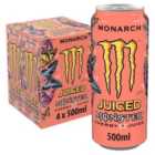 Monster Energy Drink Monarch 4 x 500ml