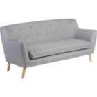 Teknik Skandi 3 Seater Sofa - Grey Fabric