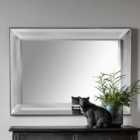 Erie Rectangle Overmantel Wall Mirror