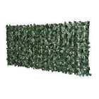 Outsunny 2.4 x 1m Artificial Leaf Screen