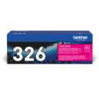 Brother TN-326M Magenta Toner Cartridge - 3,500 Pages