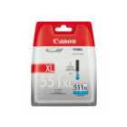 Canon CLI-551C XL Cyan Ink Cartridge - 665 Pages - 6444B001