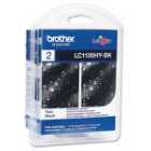 Brother LC1100BKBP2 Black Twin Ink Cartridges