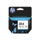 HP 304 Tri-Colour Original Ink Cartridge - Standard Yield 100 Pages - N9K05AE