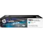 HP 981Y Cyan Original Ink Cartridge - Extra High Yield 20000 Pages - L0R13A