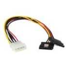 Startech 12 Inch Lp4 To 2x Latching Sata Power Y Cable Splitter Adapter 4 Pin Molex To Dual Sata