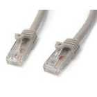 StarTech.com Grey Gigabit Snagless RJ45 UTP Cat6 Patch Cable Patch Cord (3m)