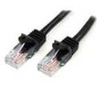 StartTech Cat5e Patch Cable With Snagless Rj45 Connectors 3m Black