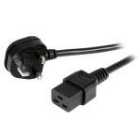 2m Computer Power Cord - Bs-1363 To Iec 320 C19
