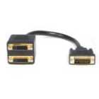 StarTech.com DVI-D to 2x DVI-D Digital Video Splitter Cable 0.3m Black