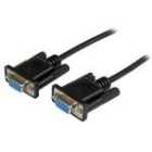 Startech.com (1m) Db9 Rs232 Serial Null Modem Cable F/f - Black