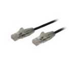 StarTech Slim CAT6 1.0 m Black Patch Cord Cable