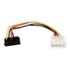 StarTech.com 4 Pin Molex to Right Angle SATA Power Cable Adapter 0.15m