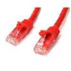 2m Cat6 Red Snagless Gigabit - Ethernet Rj45 Cable Male To Male