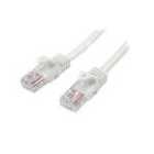 StarTech.com CAT5e Cable - 7 m White Ethernet Cable - Snagless - CAT5e Patch Cord - CAT5e UTP Cable