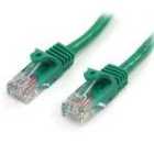 StarTech Cat5e Patch Cable With Snagless RJ45 Connectors 1m Green