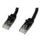 StarTech.com 2m Black Gigabit Snagless RJ45 UTP Cat6 Patch Cable - 2 m Patch Cord - 2m Cat 6 Patch Cable