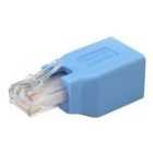 StarTech.com Cisco Console Rollover Adapter for RJ45 Ethernet Cable M/F (Blue)